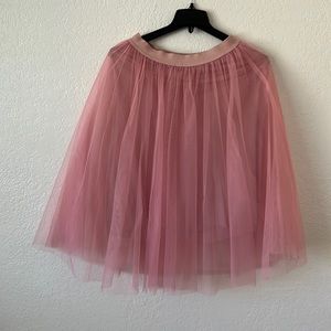 Bailey/43 pink tulle skirt